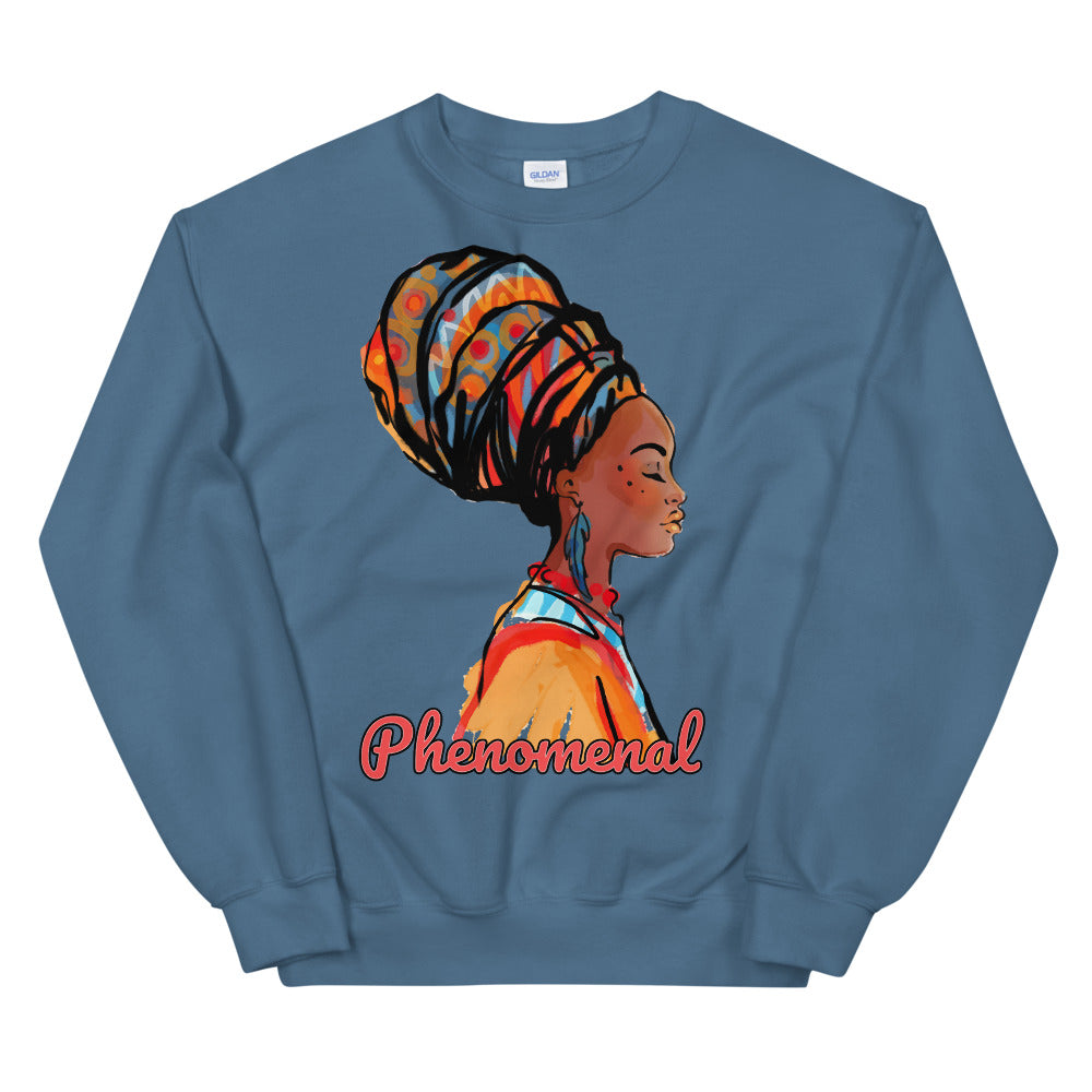 Traditional African Girl Sweatshirt | Motivational Sweatshirt for Women