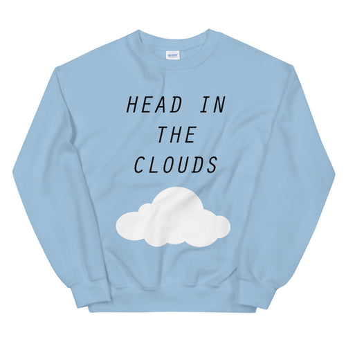 Head in The Clouds Crewneck Sweatshirt for Women