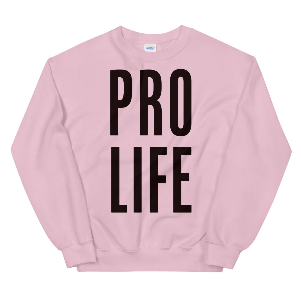 Pro Life Sweatshirt | Pink Pro Life Sweatshirt for Women