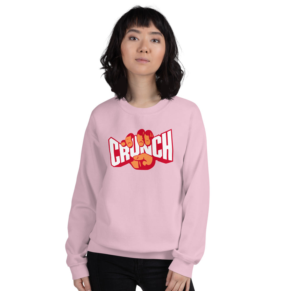 Crunch Sweatshirt | Fitness Crunches Crewneck for Women