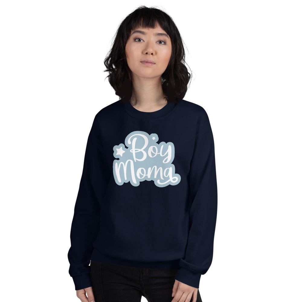 Boy Mom sweatshirt Sweatshirt in Navy Color for Women