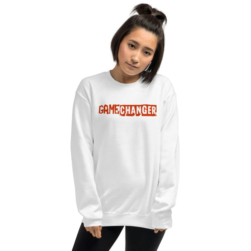 Game Changer Sweatshirt | White Crewneck Game Changer Sweatshirt for Women