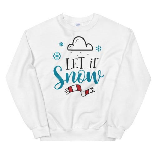 Let it Snow Crewneck Sweatshirt for Women