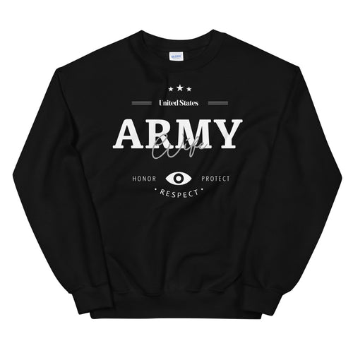 Army Wife Sweatshirt | US Army Wife Crew Neck For Women