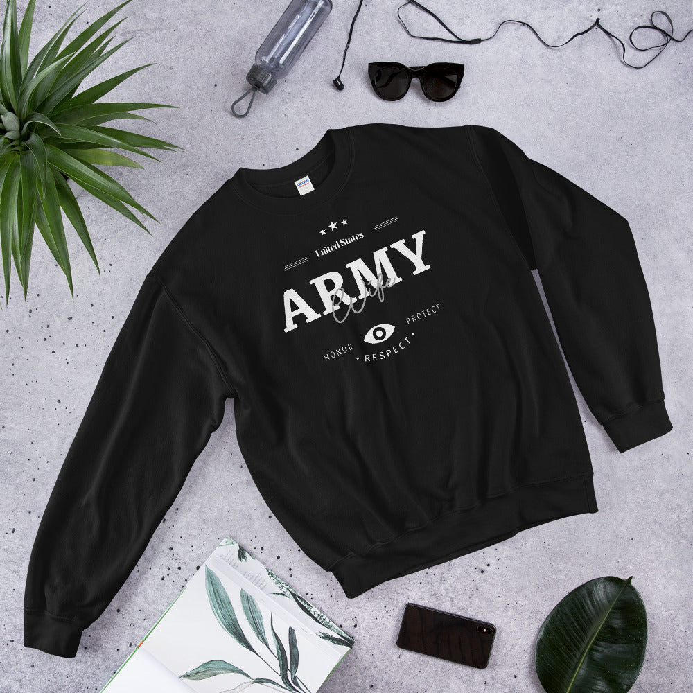 Army Wife Sweatshirt | US Army Wife Crew Neck For Women