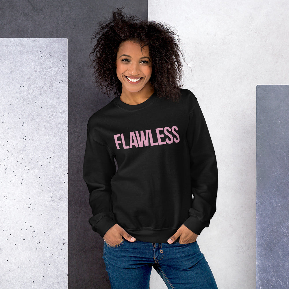 Beyonce Flawless Sweatshirt | One Word Flawless Crewneck for Women