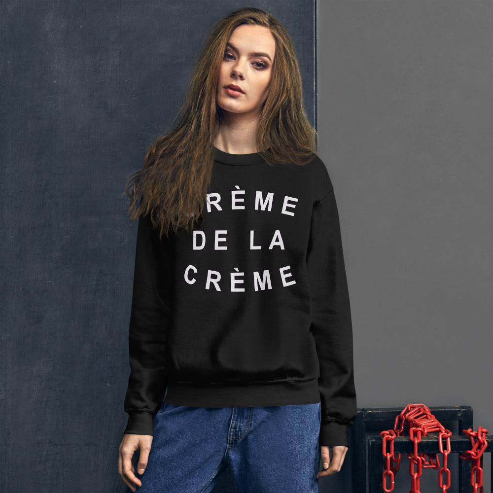 Creme De La Creme Sweatshirt Crew Neck for Women