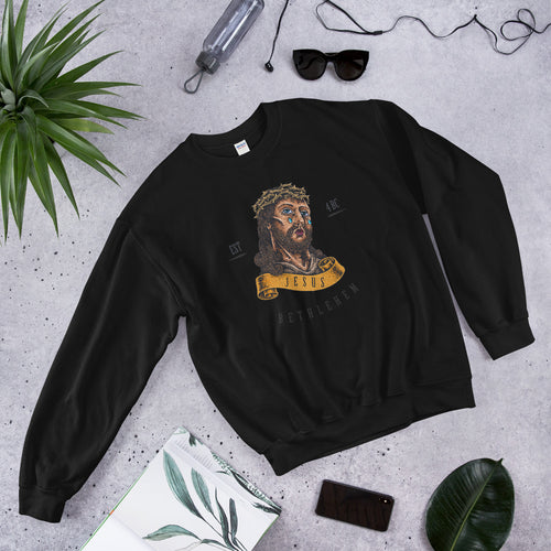 Jesus Sweatshirt | Vintage Jesus bethlehem Pullover Crewneck