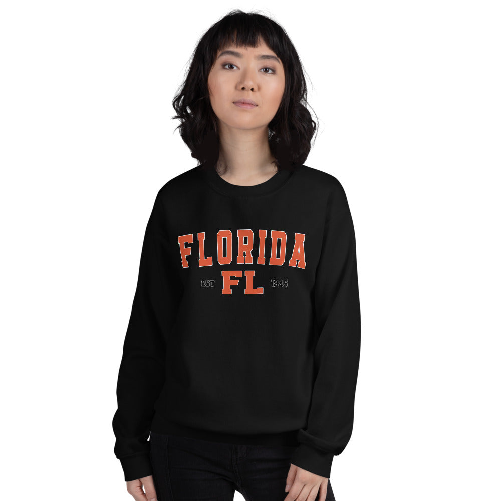 Florida Sweatshirt | Florida State Pullover Crewneck for Women