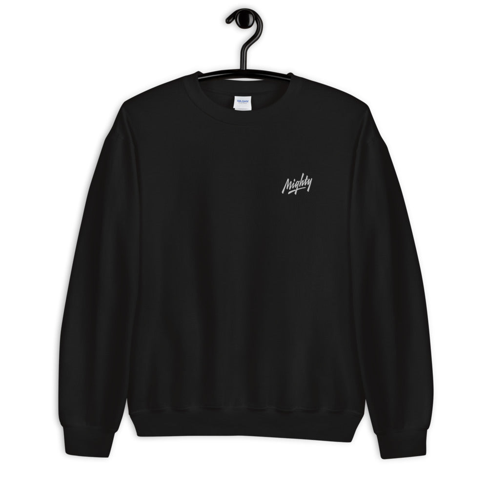 Mighty Sweatshirt Embroidered Fearsome Pullover Crewneck