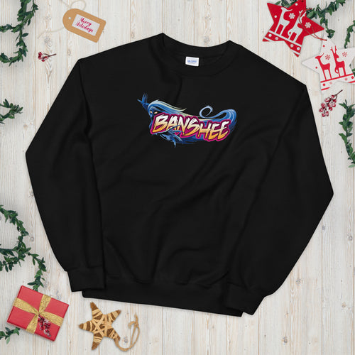 Halloween Banshee Graphic Printed Pullover Crewneck Sweatshirt