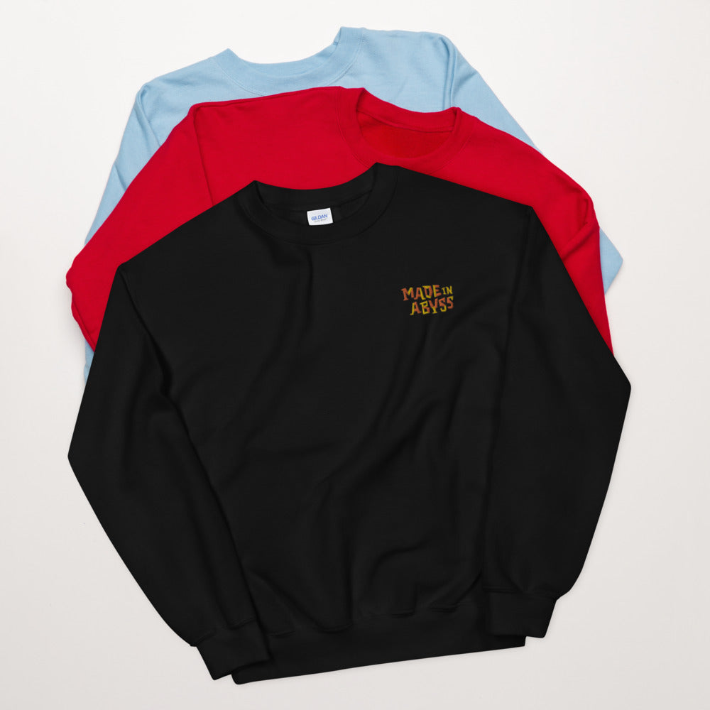 Made in Abyss Sweatshirt | Embroidered Abyss Pullover Crewneck