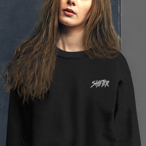 Shifter Sweatshirt Embroidered Shifter Pullover Crewneck