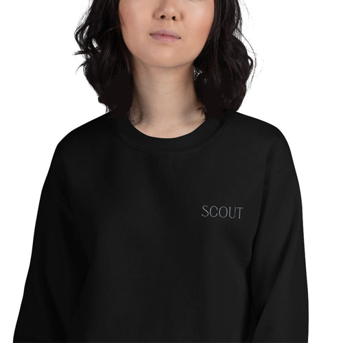 Scout Sweatshirt | Embroidered Scout Girl Pullover Crewneck