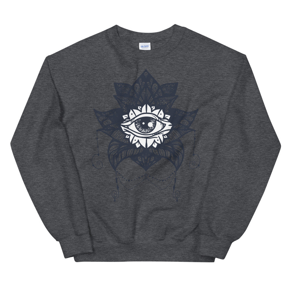 The Eye of Providence & Black Lotus Magic Sweatshirt for Women