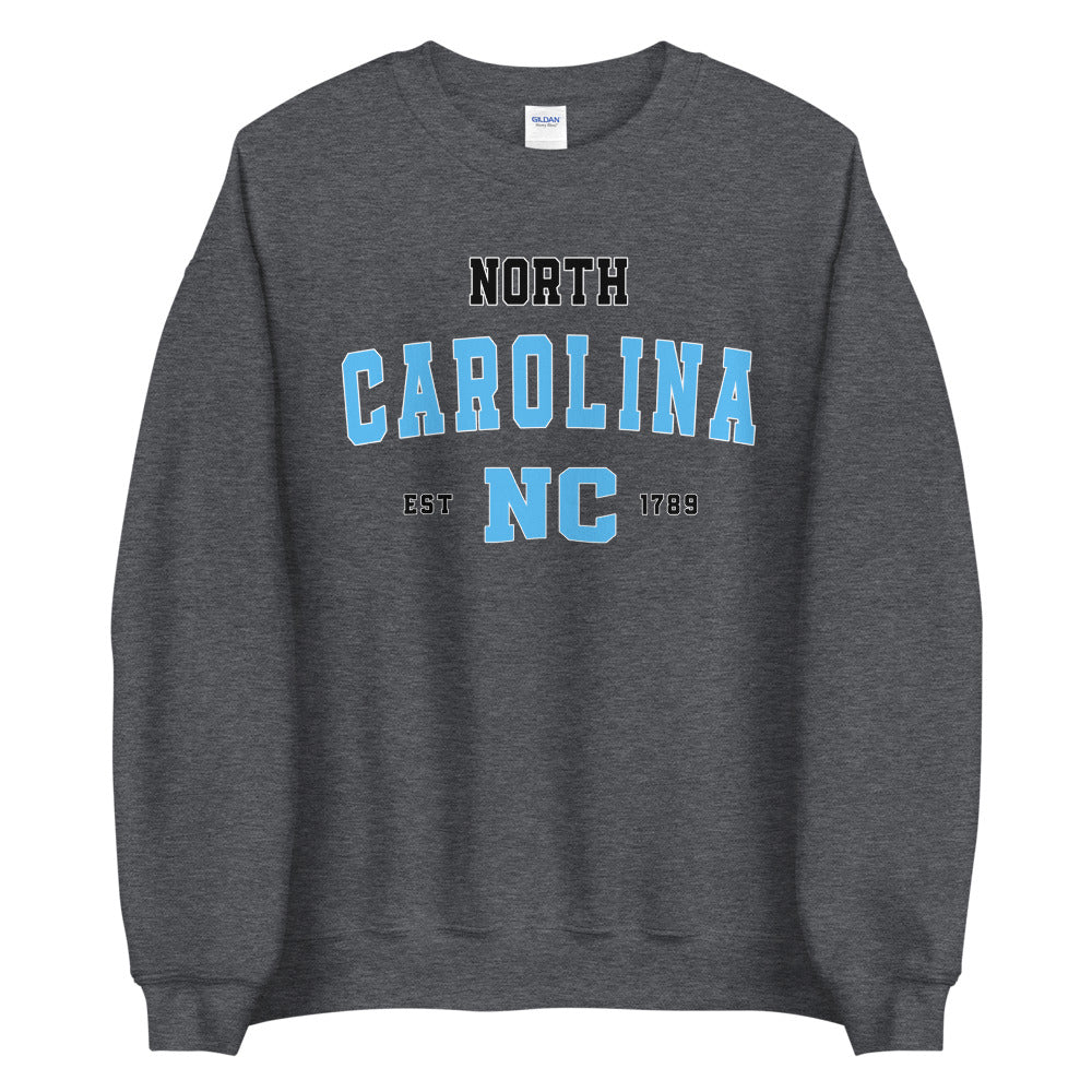 North Carolina Sweatshirt | NC State Pullover Crewneck for Women