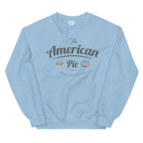 The American Pie Crewneck Sweatshirt Made With Love