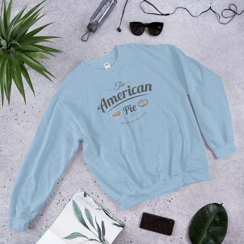 The American Pie Crewneck Sweatshirt Made With Love