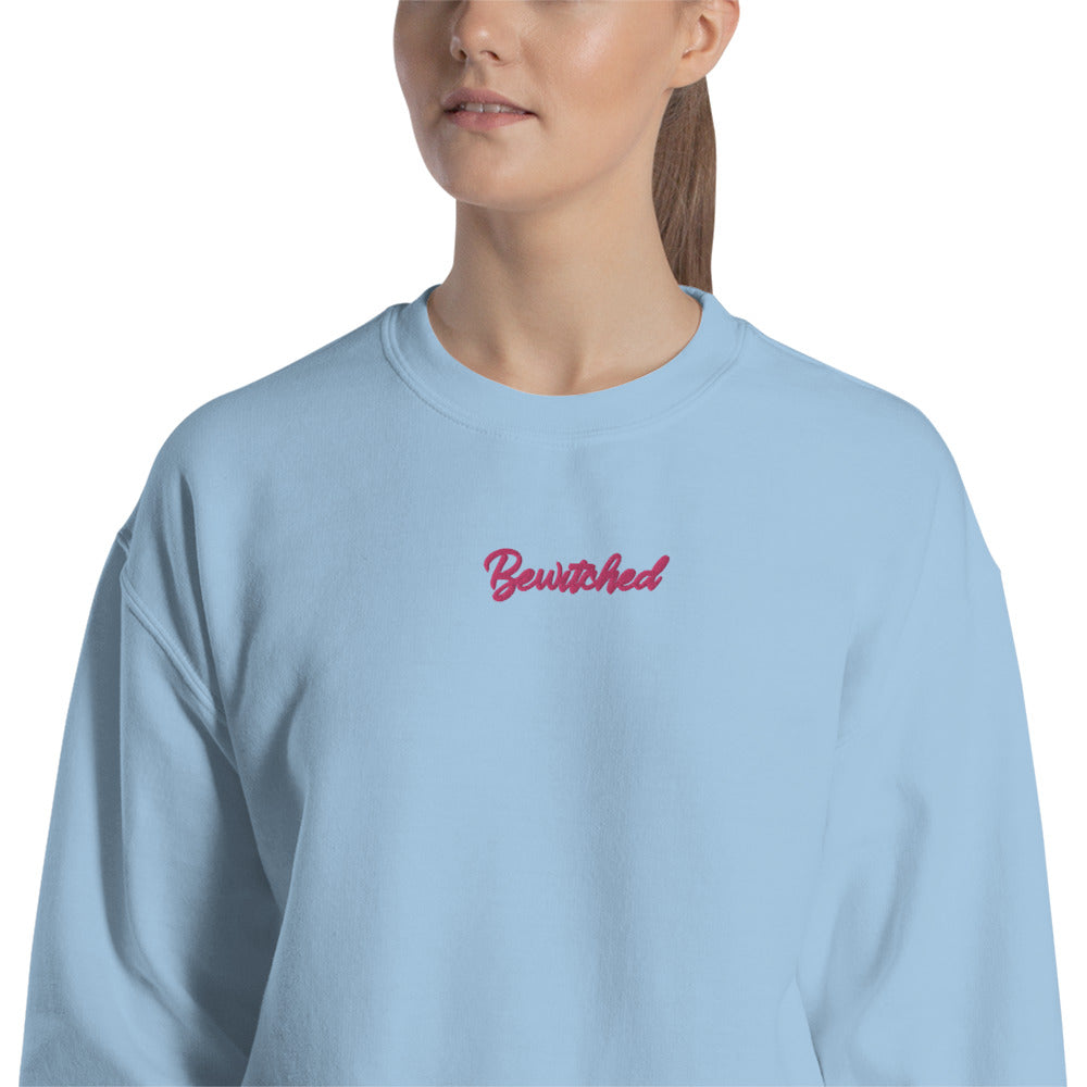 Custom Embroidered Bewitched Pullover Crewneck Sweatshirt