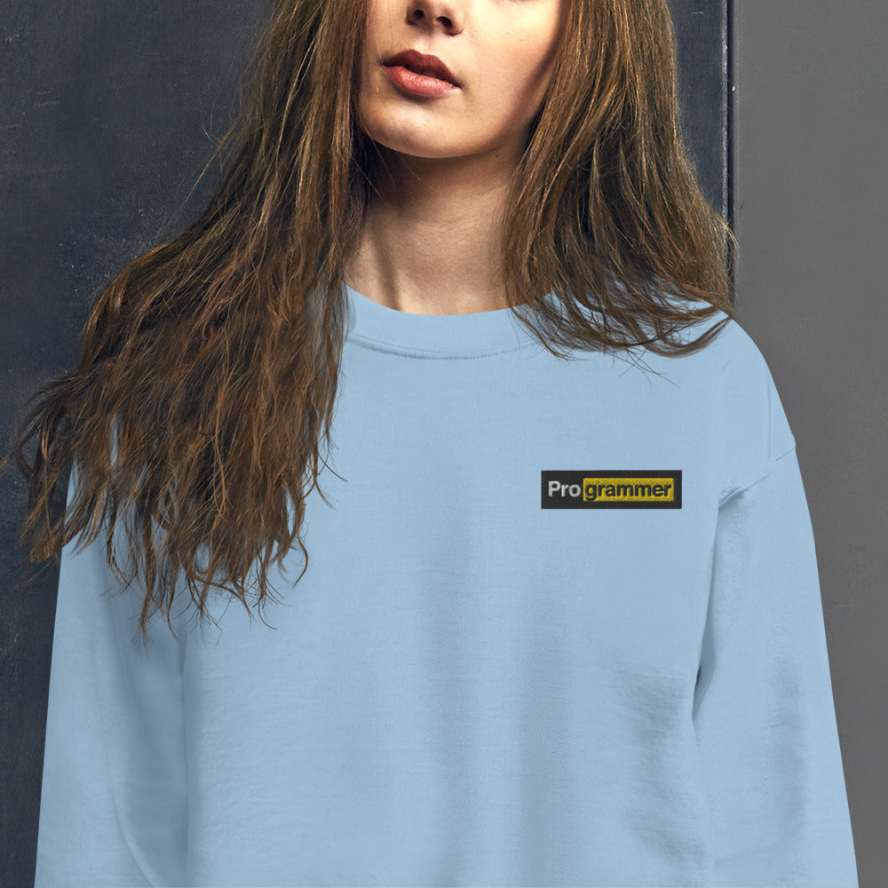 Programmer Pullover Crewneck Sweatshirt for Developer Girls