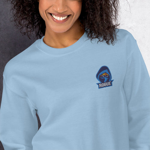 Rogue Ninja Sweatshirt Embroidered Rogue Pullover Crewneck