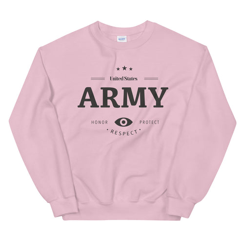 Army Girlfriend Sweatshirt | Honor, Respect & Protect Crewneck for Women