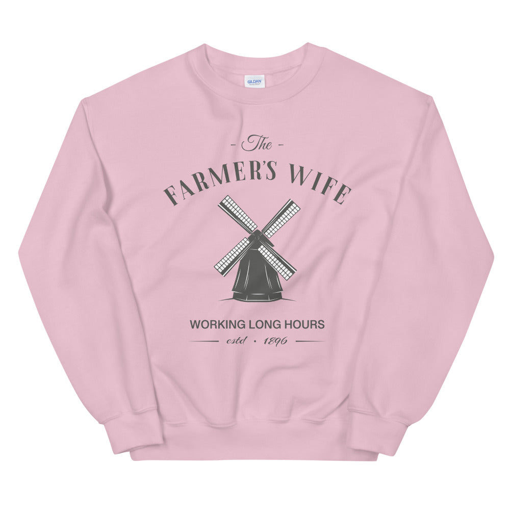The Farmer's Wife Crewneck Sweatshirt for Farm Wife