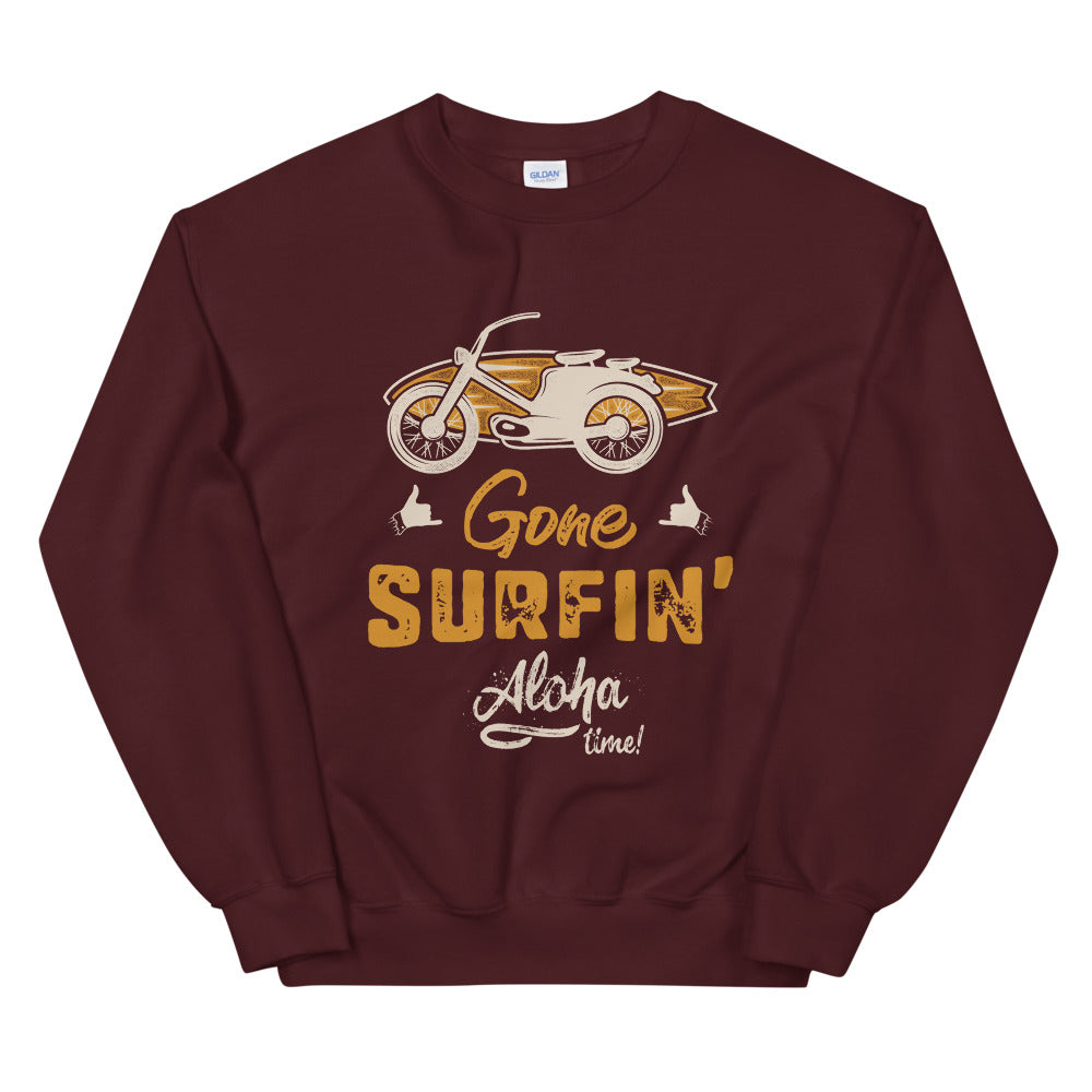 Girl Gone Surfing Aloha Time Crewneck Sweatshirt