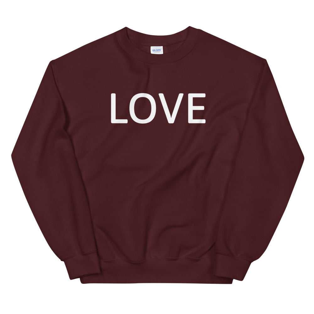 Love Sweatshirt | Love Pullover Crewneck For Women