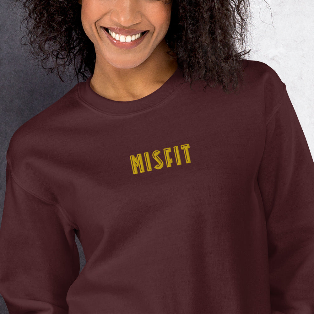 Misfit Sweatshirt Custom Embroidered Pullover Crewneck
