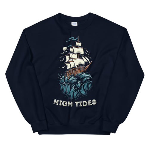High Tides Sailor's Struggle Crewneck Sweatshirt for Women