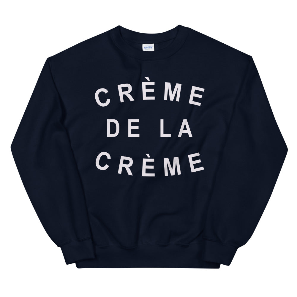 Creme De La Creme Sweatshirt Crew Neck for Women