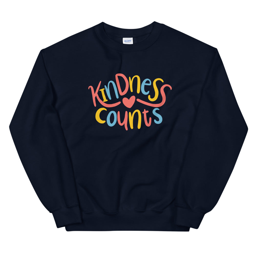 Kindness Counts Sweatshirt Crewneck for Women