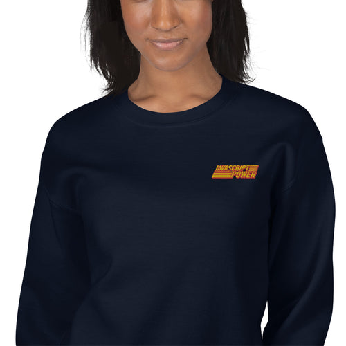 JavaScript Power Sweatshirt Coder Embroidered Pullover Crewneck Women
