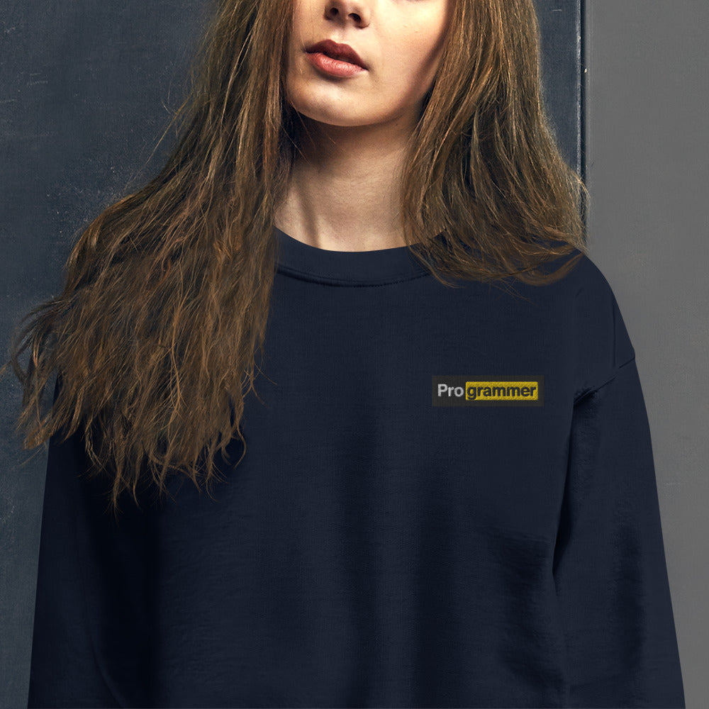 Programmer Pullover Crewneck Sweatshirt for Developer Girls