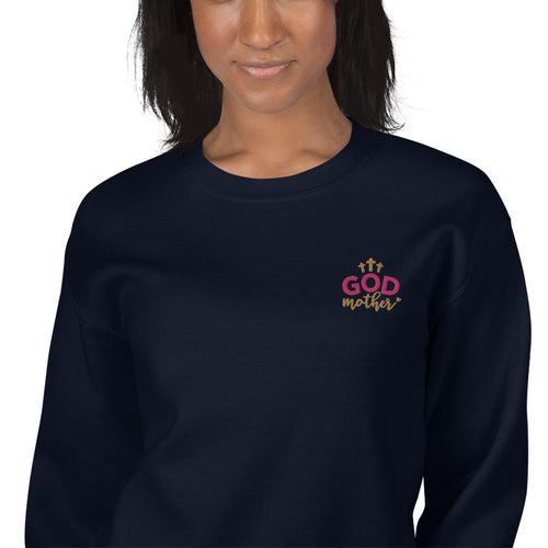 Godmother Sweatshirt Embroidered Great Mother Pullover Crewneck