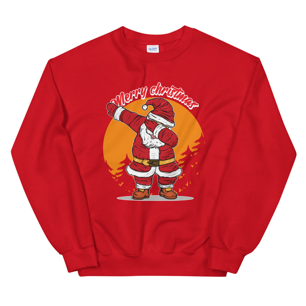 Dabbing Santa Sweatshirt | Merry Christmas Dab Santa Crewneck Women