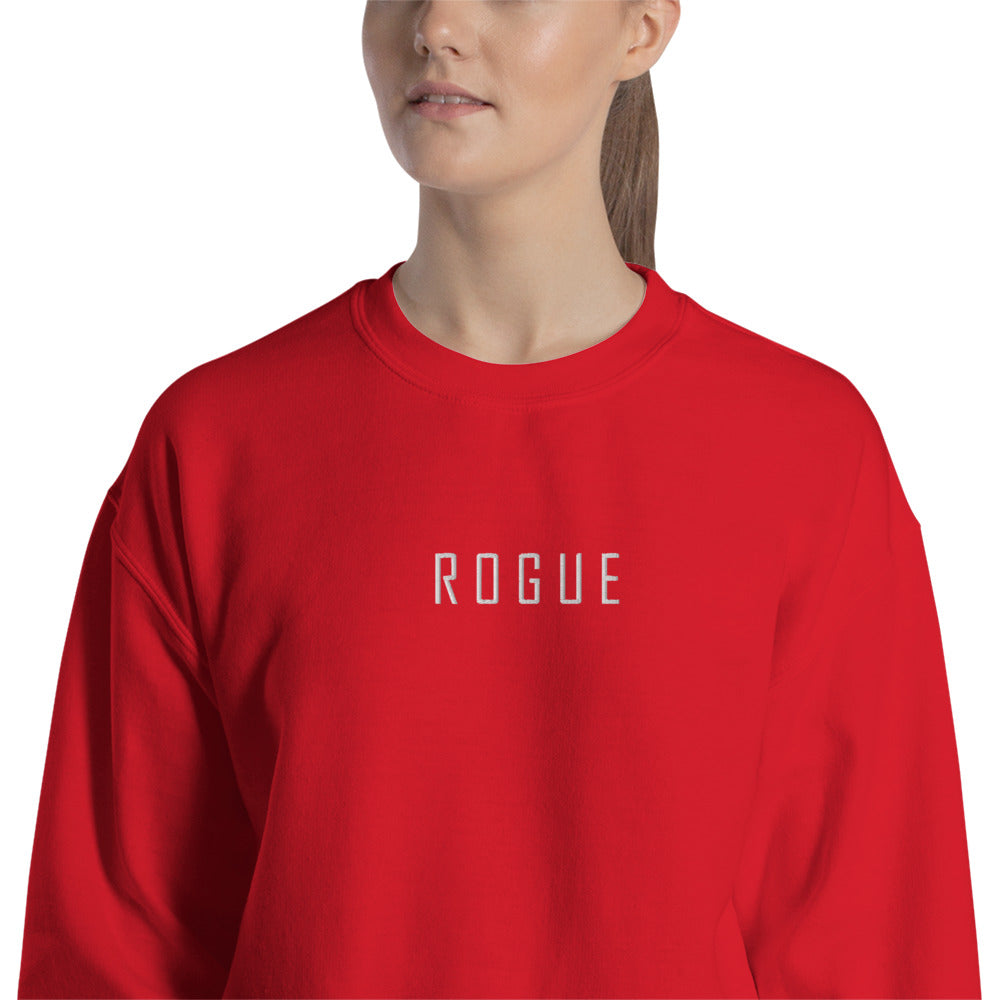Rogue Sweatshirt | Embroidered Rogue Pullover Crewneck