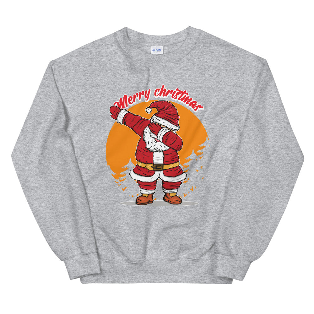 Dabbing Santa Sweatshirt | Merry Christmas Dab Santa Crewneck Women