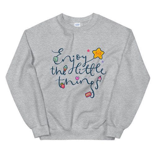 Enjoy Little Things Crewneck Sweatshirt for Women