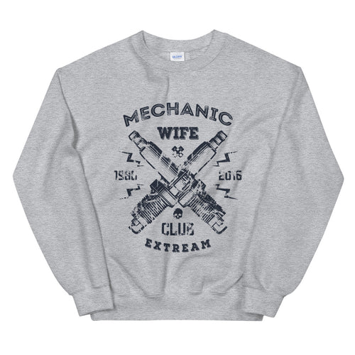 Mechanic Wife Crewneck Sweatshirt for Women