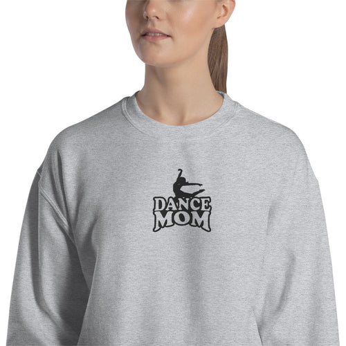 Dance Mom Sweatshirt Embroidered Pullover Crewneck for Women