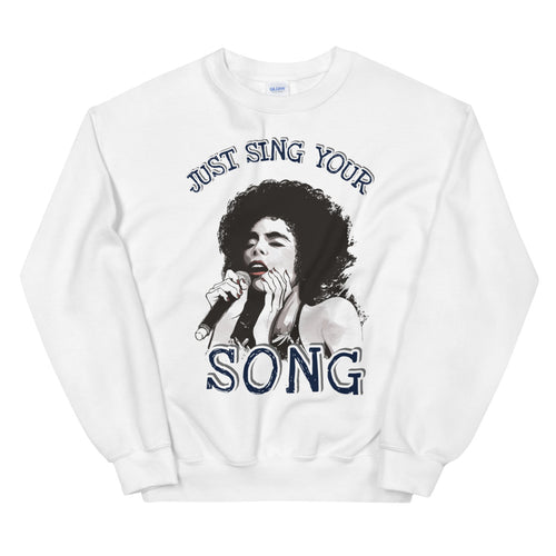 Just Sing Your Song Crew Neck Sweatshirt for Women