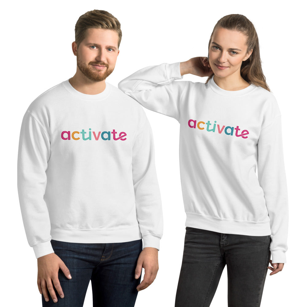 Activate Sweatshirt | Motivational Activate Mind Crew Neck