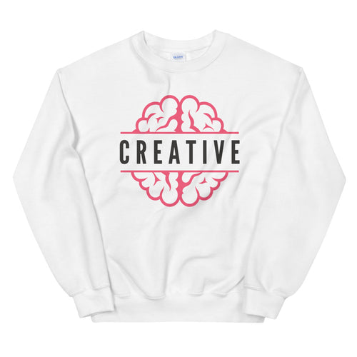 Creative Mind Crewneck Sweatshirt for Women