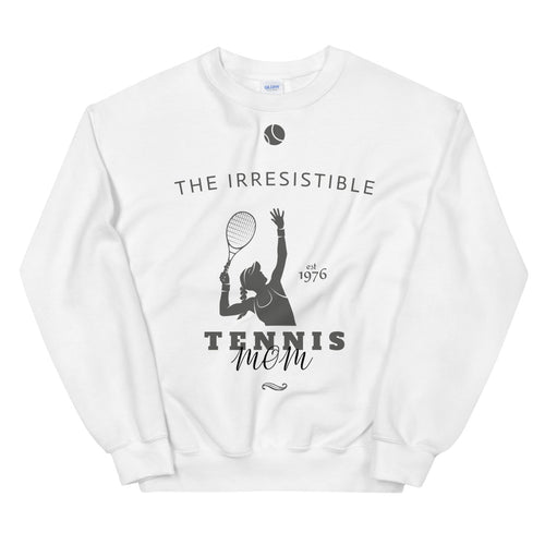 Irresistible Tennis Mom Crewneck Sweatshirt for Women