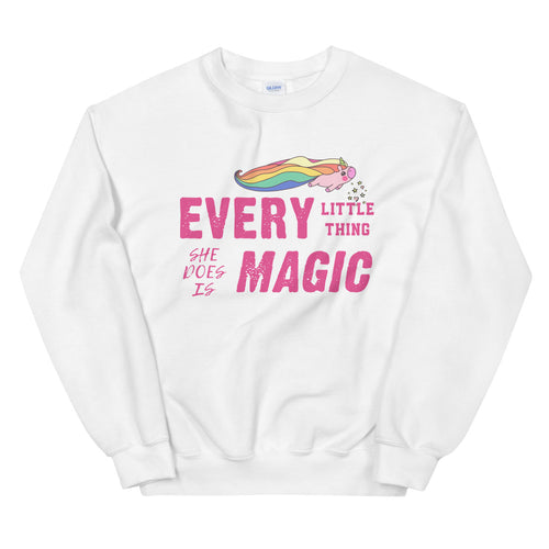 Piggy Unicorn Every Little Thing She Does is Magic Sweatshirt for Women