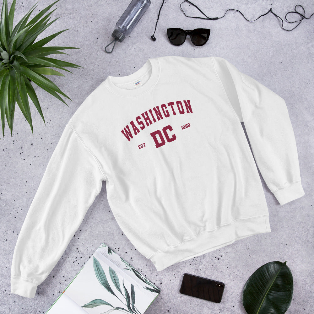 Washington D.C Sweatshirt | US State Pullover Crewneck for Women